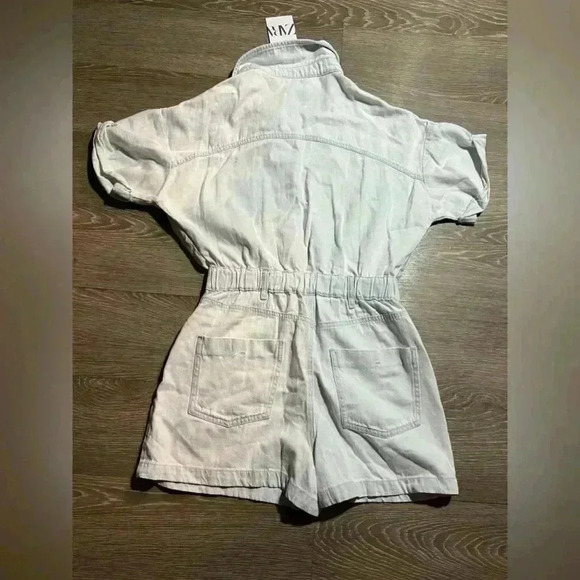 🔥🔥ZARA Denim Romper - Picture 3 of 3